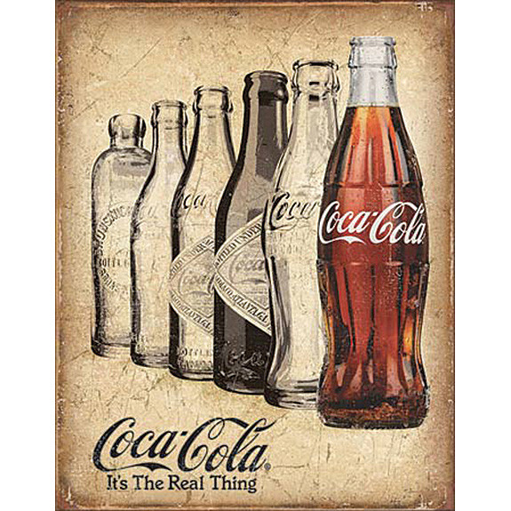 Coca-Cola "The Real Thing" Metal Sign Main Image