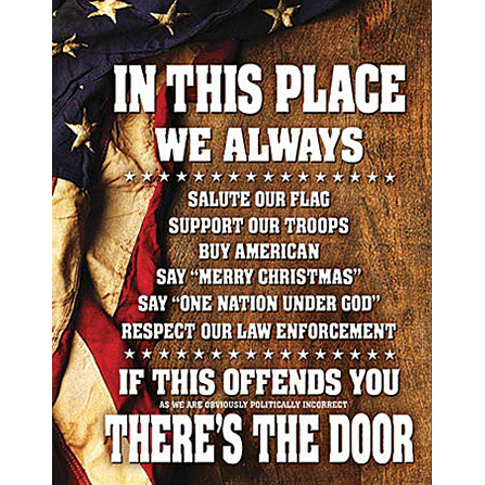 In This Place Metal Sign Main Image