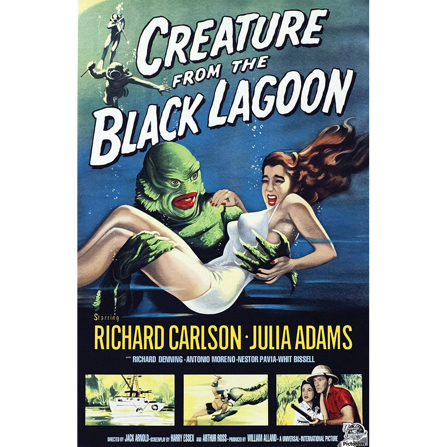 Creature From The Black Lagoon Metal Sign  RG7163 Main Image