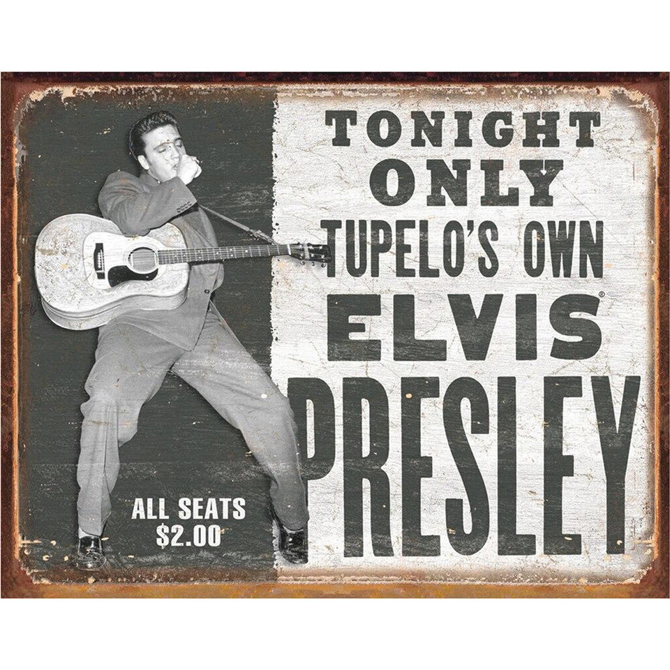Elvis Presley "Tupelo's Own" Metal Sign Main Image