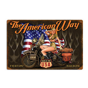 The American Way Metal Sign SM271 Main Image