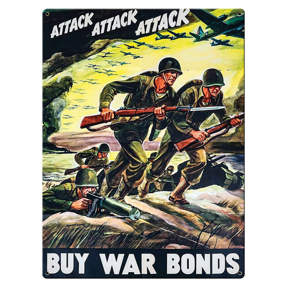 Buy War Bonds Metal Sign  AMIC887 Main Image