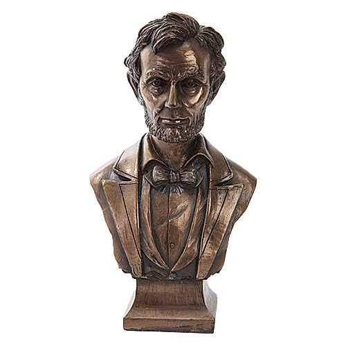 Abraham Lincoln Cold Cast Bronze Bust Sculpture Main Image
