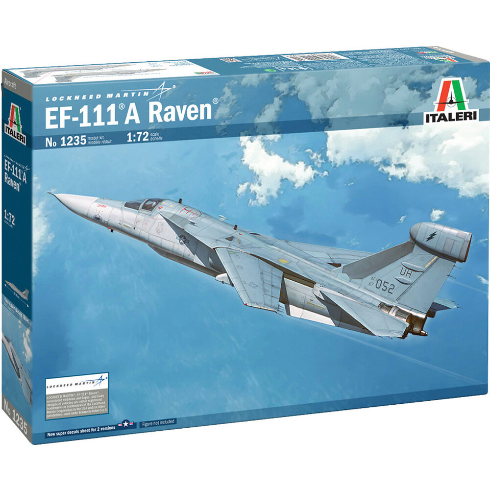 EF-111A Raven 1/72 Kit Italeri (1235) Main Image