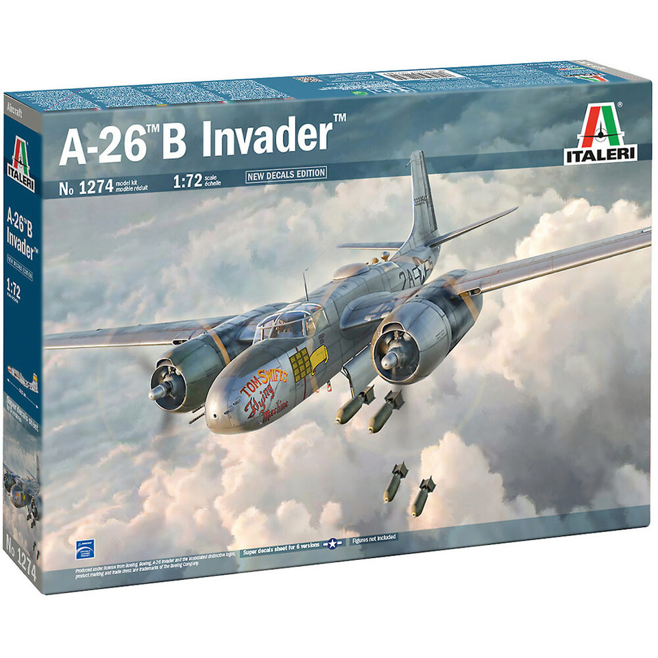A-26 Invader 1/72 Kit Italeri 1274 Main Image
