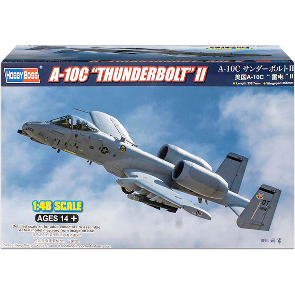 A-10 Thunderbolt 1/48 Kit Hobby Boss (81796) Main Image