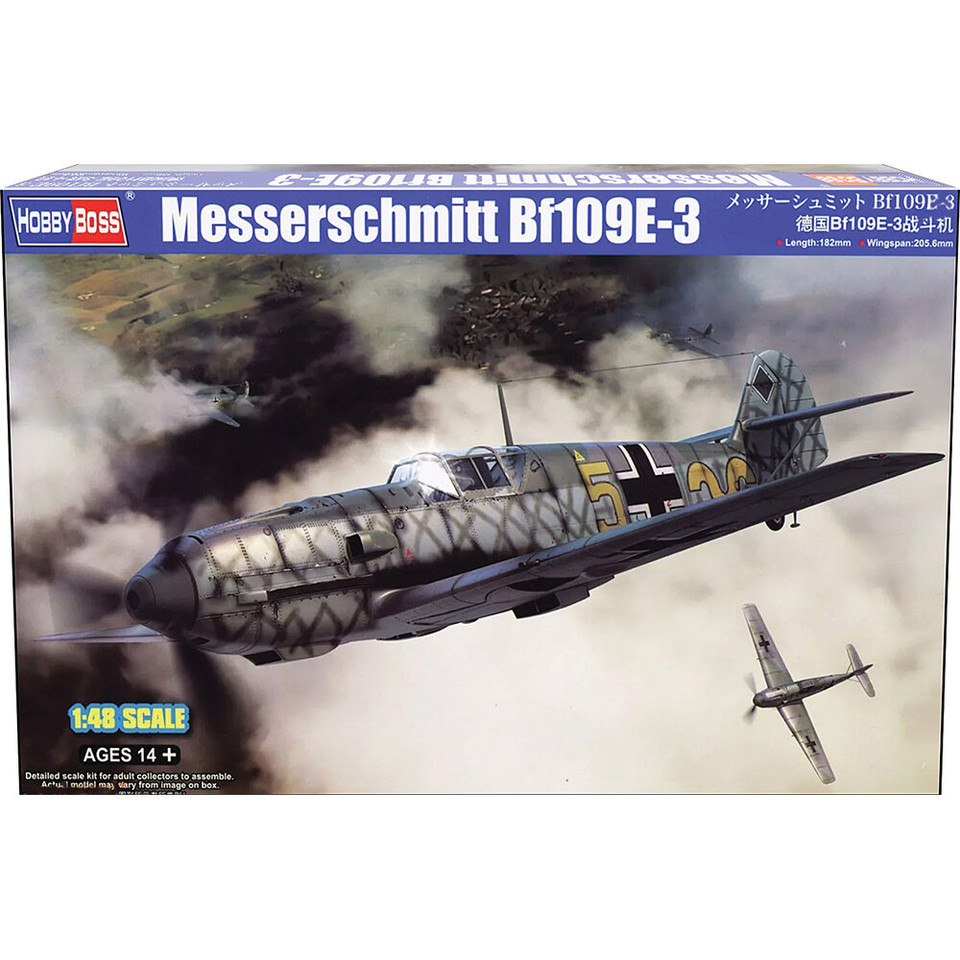 Bf109E-3 1/48 Kit Hobby Boss (81791) Main Image