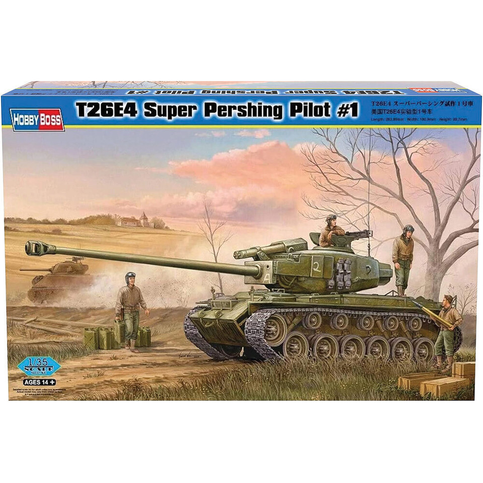 T26E4 Super Pershing Pilot #1 1/35 Kit Main Image
