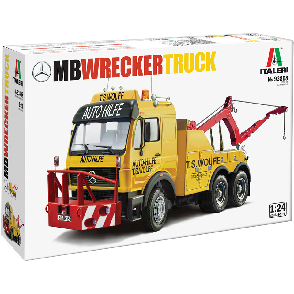 Mercedes-Benz Wrecker Truck 1/24 Kit Main Image