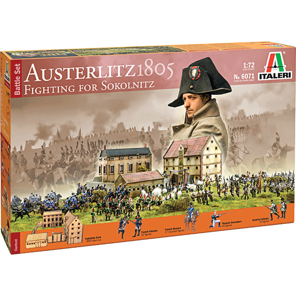Austerlitz 1805 Fighting for Sokolnitz Plastic 1/72 Battle S Main Image