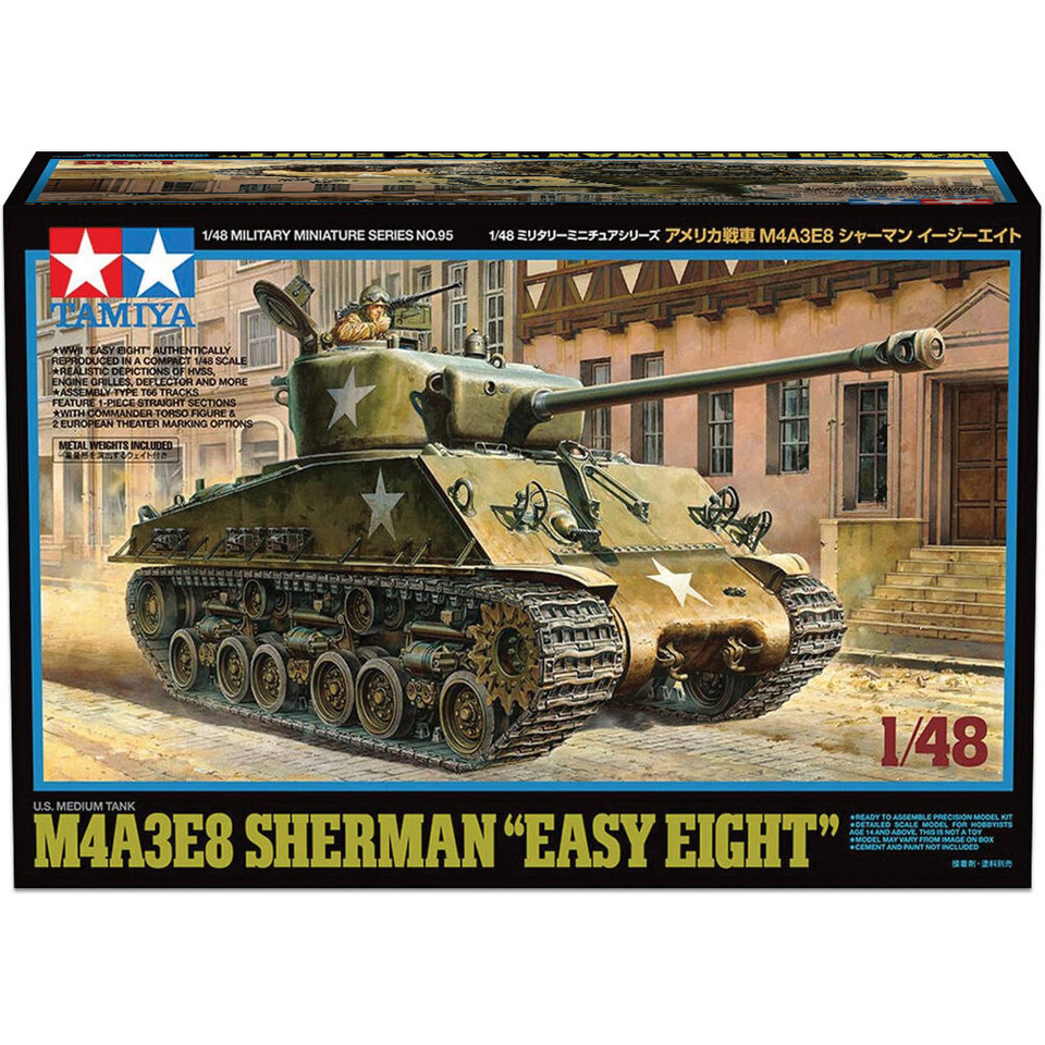 M4A3E8 SHERMAN 1/48 Kit Tamiya (32595) Main Image