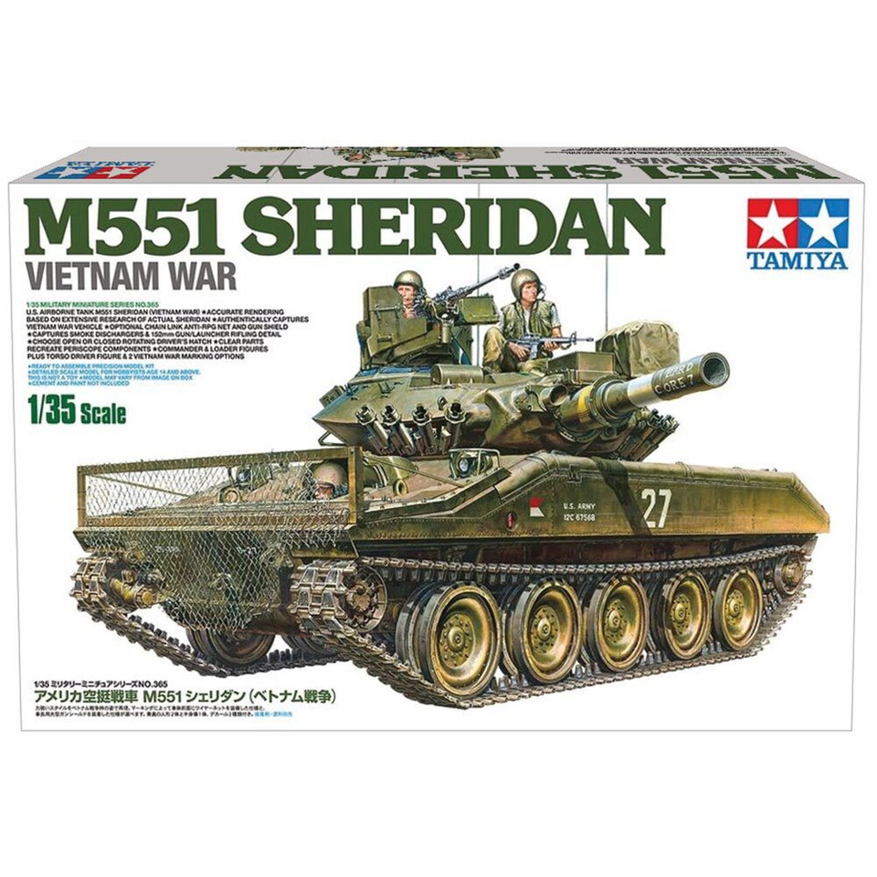 M551 SHERIDAN TANK 1/35 KIT 35365 1:35 Scale Main Image