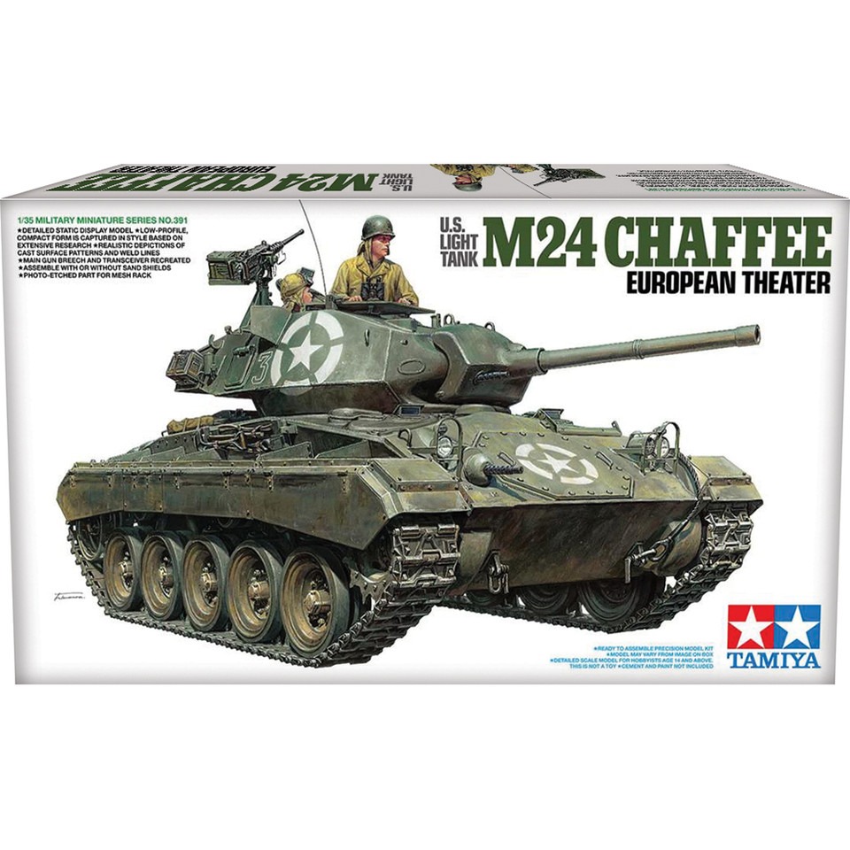 M24 Chaffee 1/35 Kit - Euro Theater Tamiya (35391) Main Image