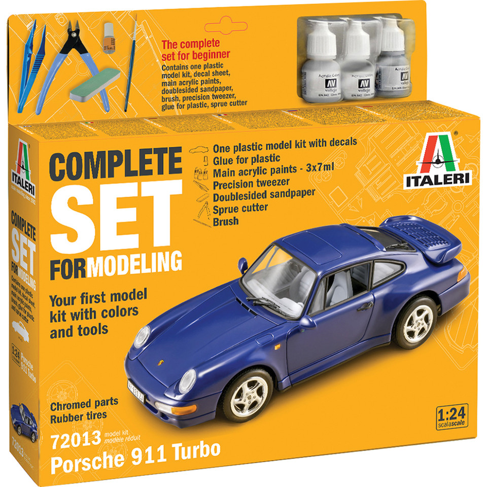 Porsche 911 Turbo 1/24 Kit Main Image