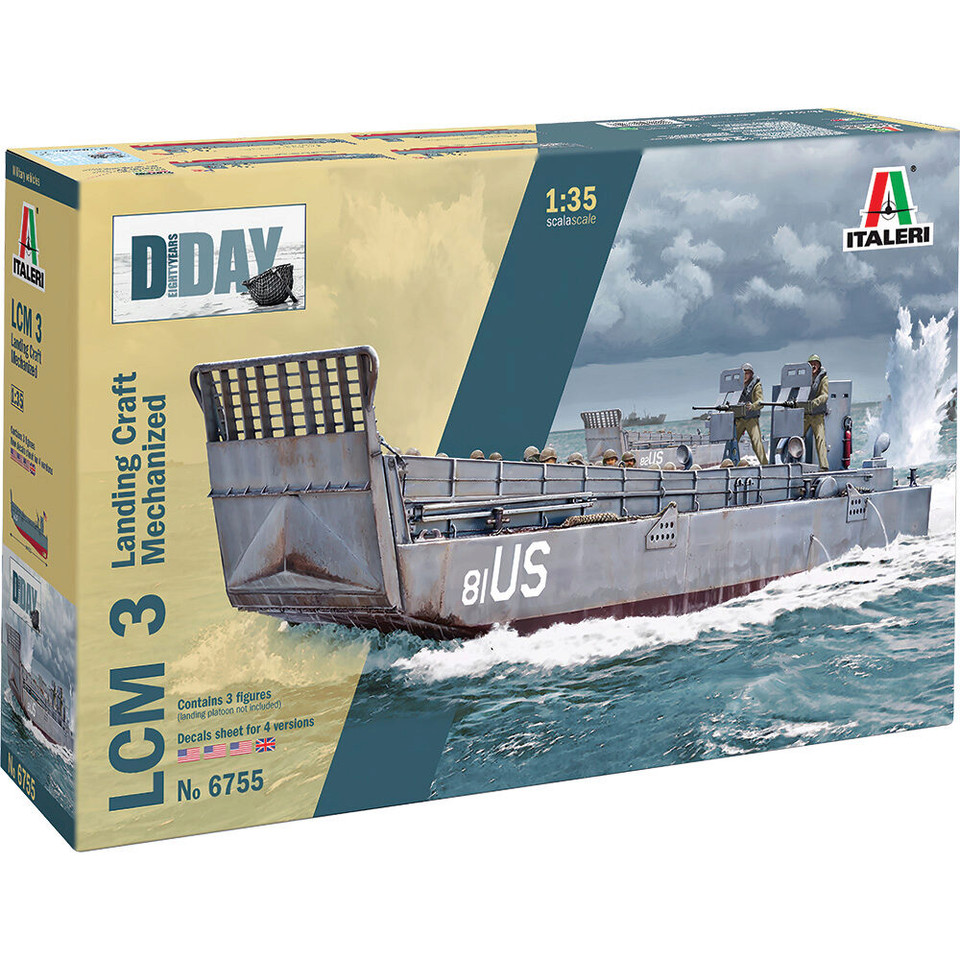 LCM-3 1/35 Kit Italeri (6755s) Main Image