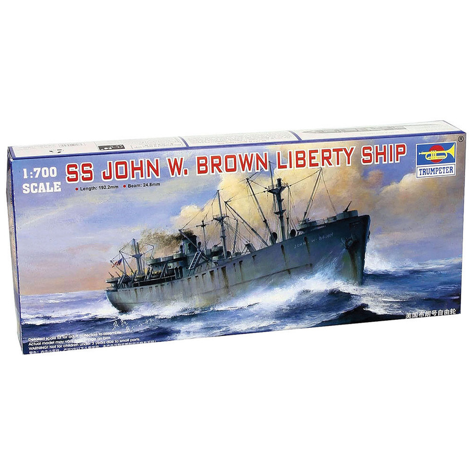 SS John W. Brown 1/700 Kit  Main Image