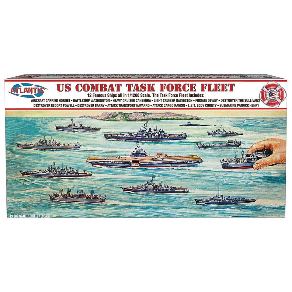 U.S. Navy Task Force 1/1200 Kit Set Main Image
