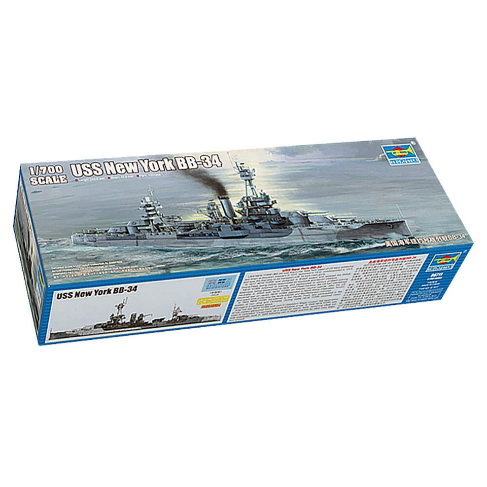 USS New York BB-34 1/700 Kit Main Image