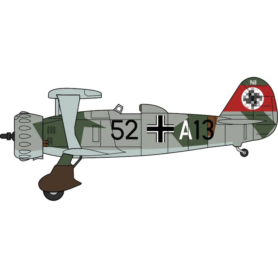 Henschel Hs 123A-1 1/72 Die Cast Model OXFORD MODELS (AC125) Main Image