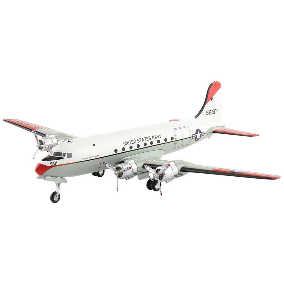 C-54Q Skymaster 1/200 Die Cast Model - HL2025 US Navy Test Pilot School, 1973 Main Image