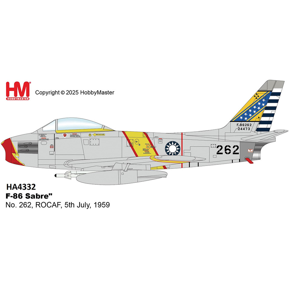 F-86 Sabre 1/72 Die Cast Model Main Image