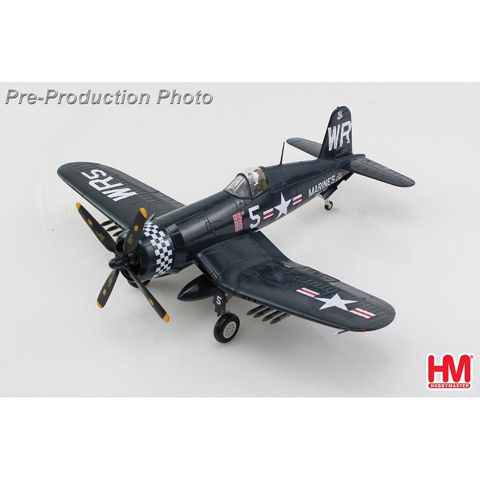 F4U-4 CORSAIR 1/48 DIE CAST MODEL - HA8228 Capt. Phillip C. Delong, VMF-312, USS Bataan, April 1951 Main Image