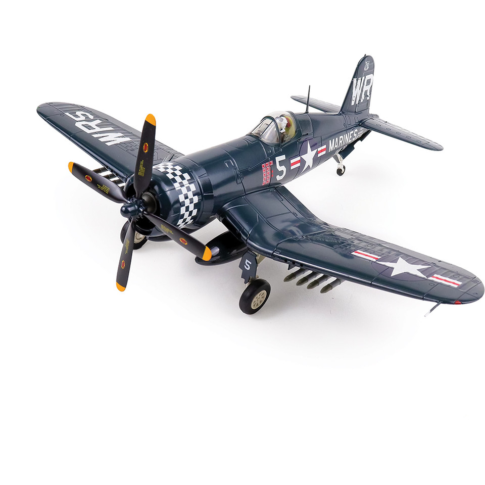 F4U-4 CORSAIR 1/48 DIE CAST MODEL - HA8228 Capt. Phillip C. Delong VMF-312 USS Bataan April 1951 1:48 scale Main Image