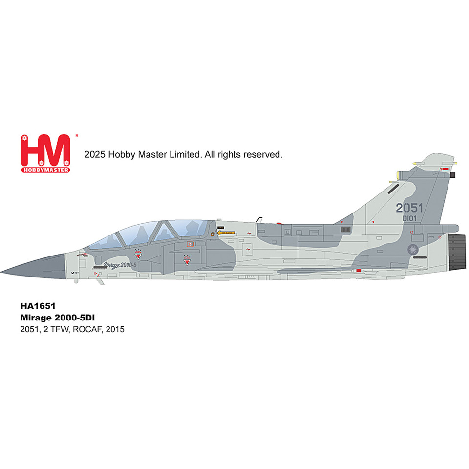 Mirage 2000-5DI 1/72 Die Cast Model Main Image