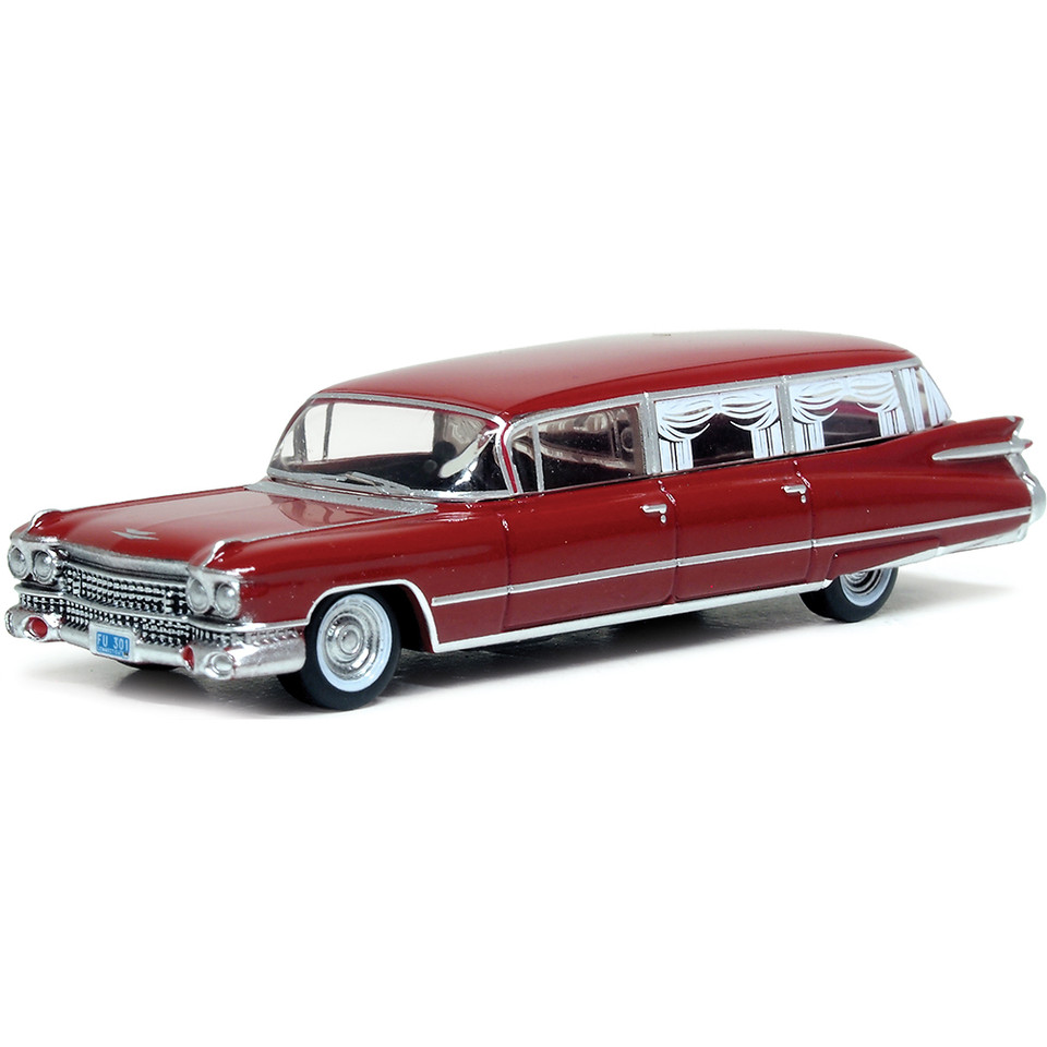1959 Cadillac Miller-Meteor Futura Limousine - Seminole Red 1:100 Scale Main Image
