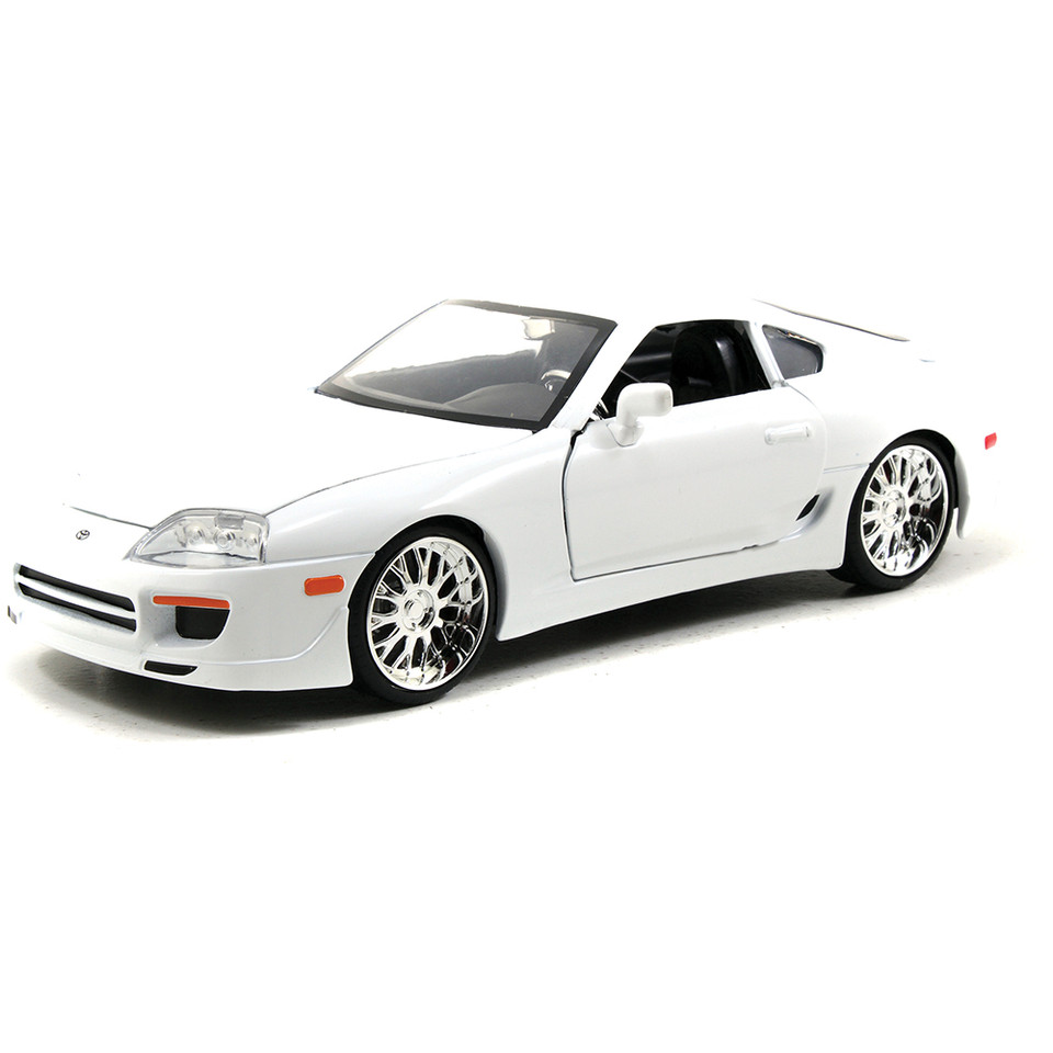 BRIAN's Toyota Supra - Glossy White Fast & Furious 1:24 Scale Main Image