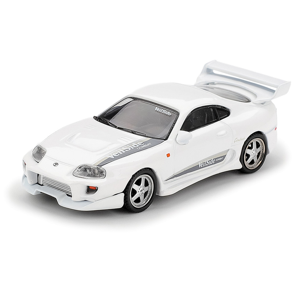 Toyota Supra VeilSide Combat V-I - White 1:64 Scale Main Image