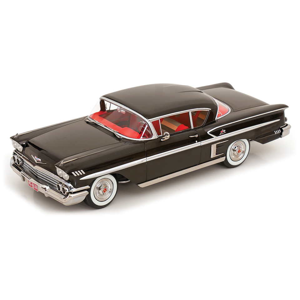 1958 Chevrolet Bel Air Impala Coupe - Black 1:18 Scale Main Image