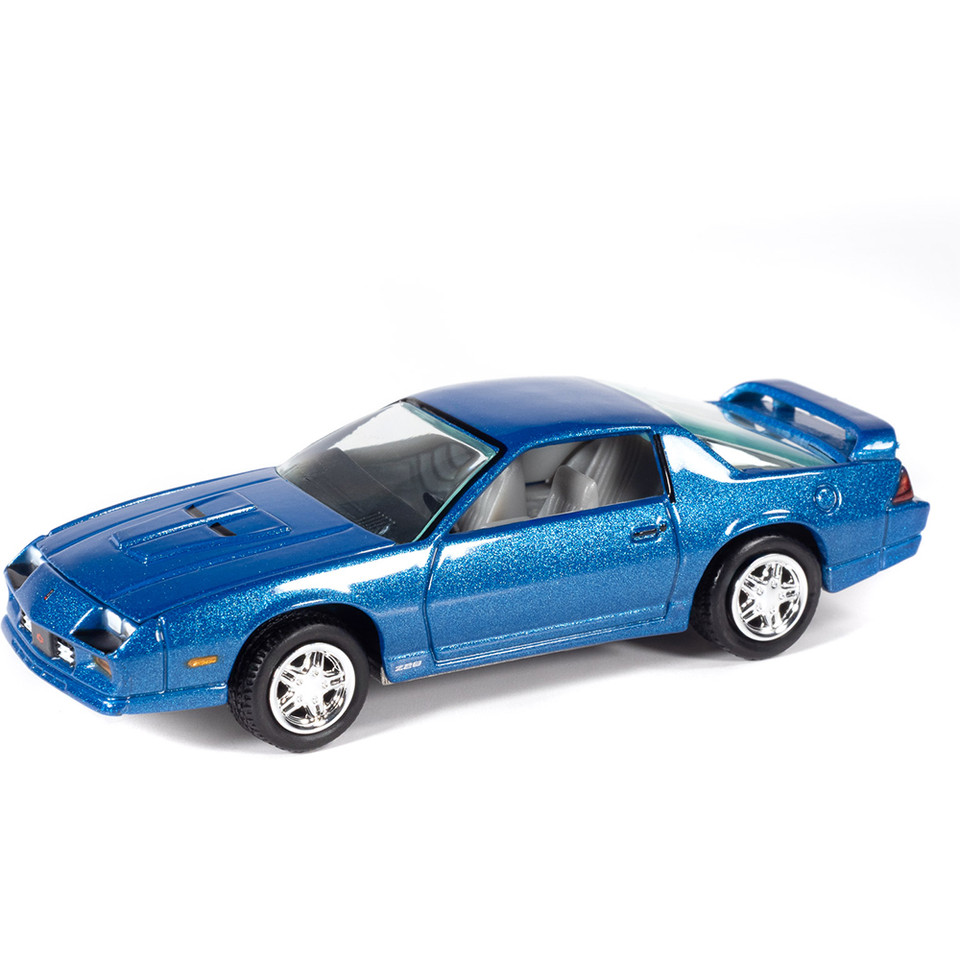 1992 Chevy Camaro Z28 Mecum Auctions - Medium Quasar Blue 1:64 Scale Main Image