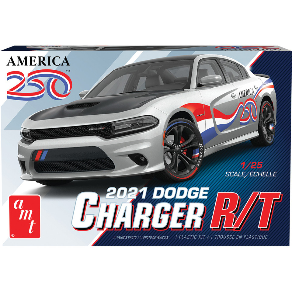 2021 America 250 Dodge Charger R/T - Special Commemorative America 250 Markings & Tires 1:25 Scale Main Image