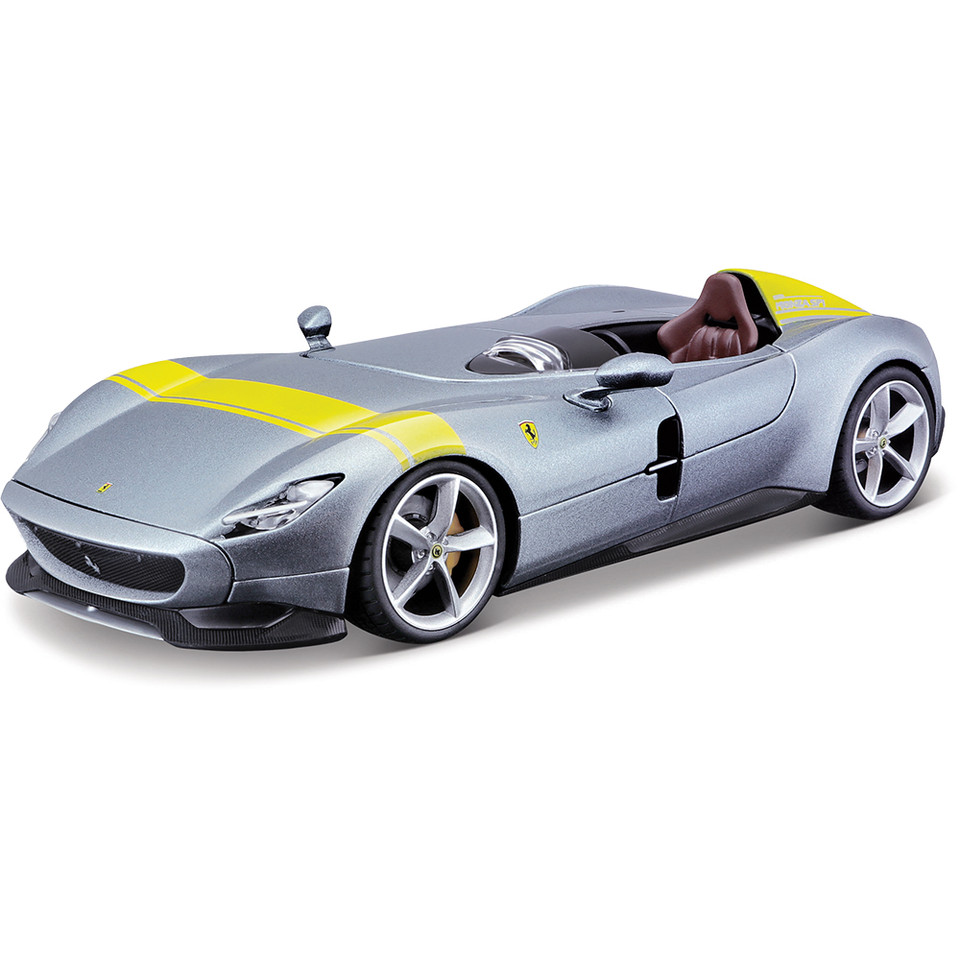 Assembly Line Ferrari Monza SP1 - Silver 1:24 Scale Main Image