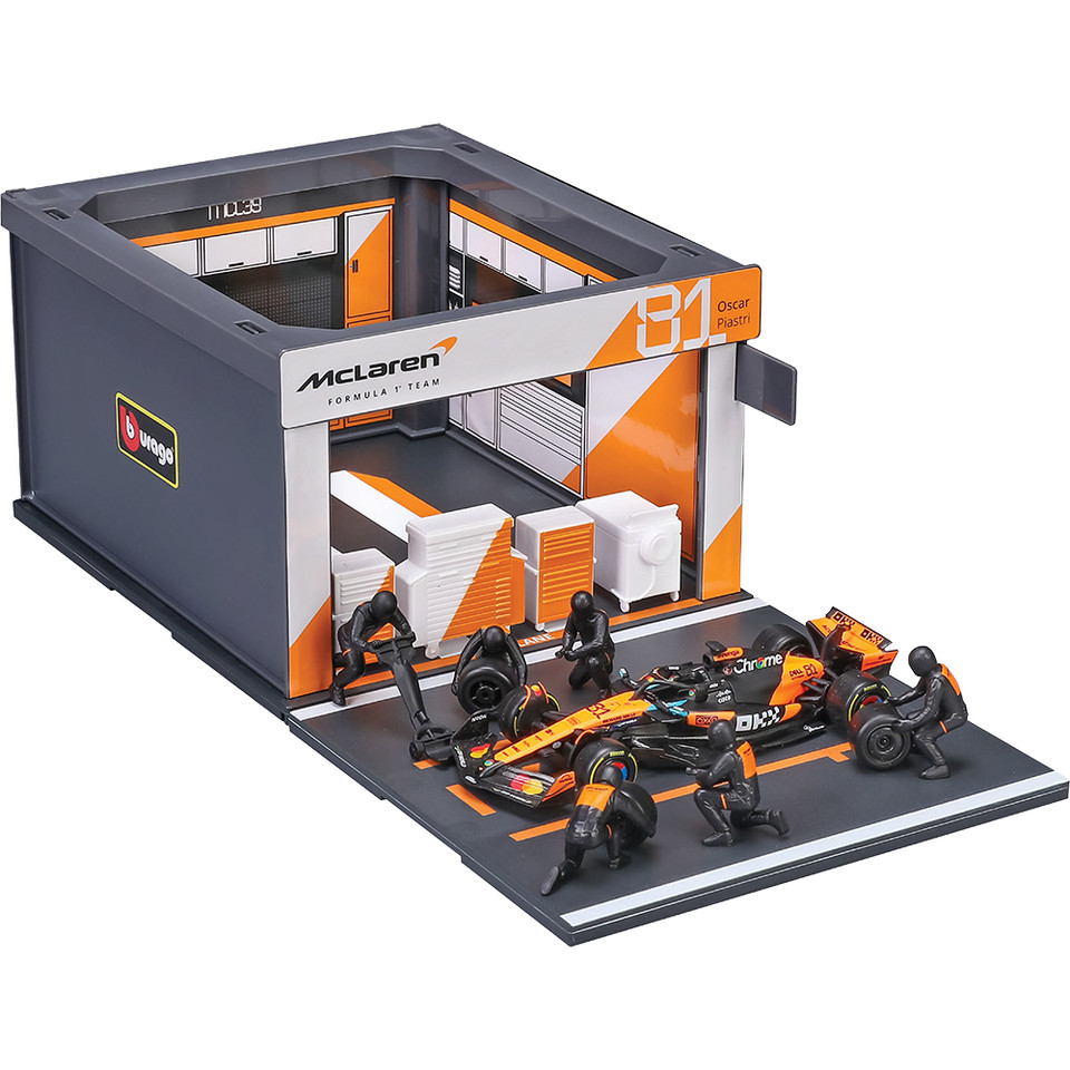2025 F1 McLaren MCL39 Pit Pass - Piastri #81 1:43 Scale Main Image