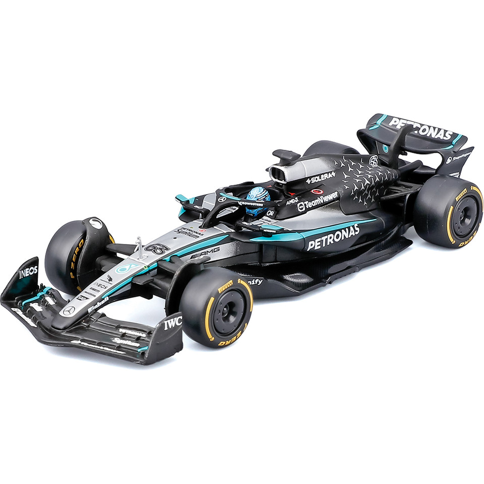2025 F1 Mercedes W16 w/helmet - Russell #63 1:43 Scale Main Image