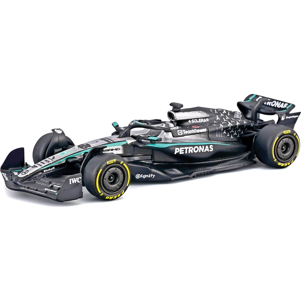 2025 F1 Mercedes W16 - Russell #63 1:64 Scale Main Image