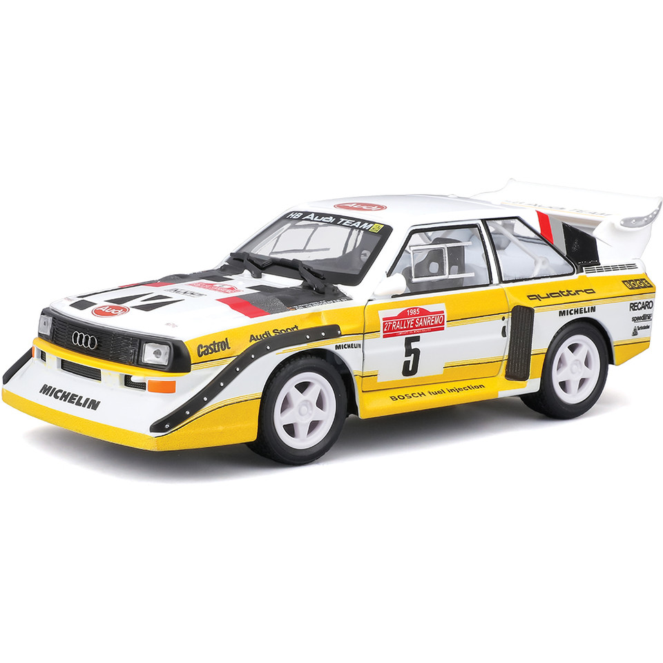 Audi Sport Quattro S1 E2 1985 - Mixed 1:24 Scale Main Image