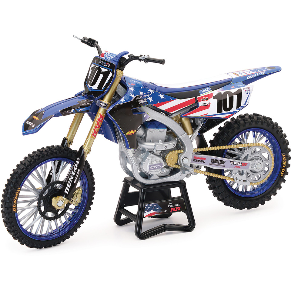 Yamaha YZ450F Motocross Of Nations Bike (Eli Tomac #101 1:12 Scale Main Image