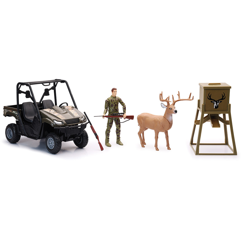 Wild Life Hunter Set W/ Side By Side And Deer Feeder 1:12 Scale Main Image