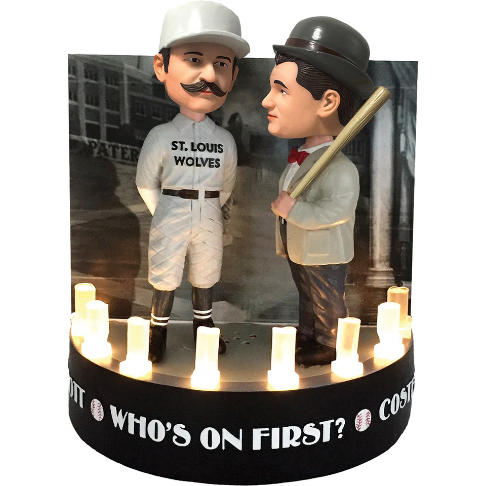 Abbott & Costello Who's on First Talking Lightup Bobblehead  Main Image
