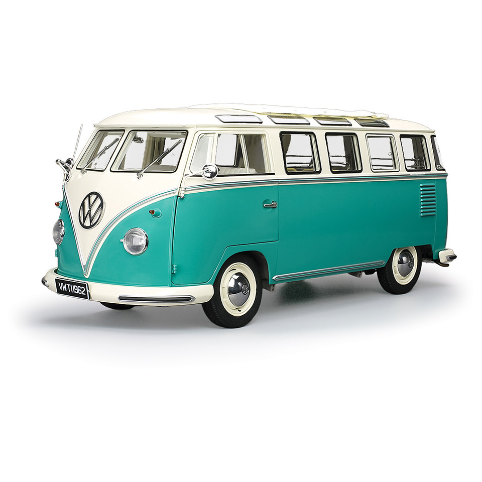 1962 Volkswagen Samba - Green 1:12 Scale Main Image