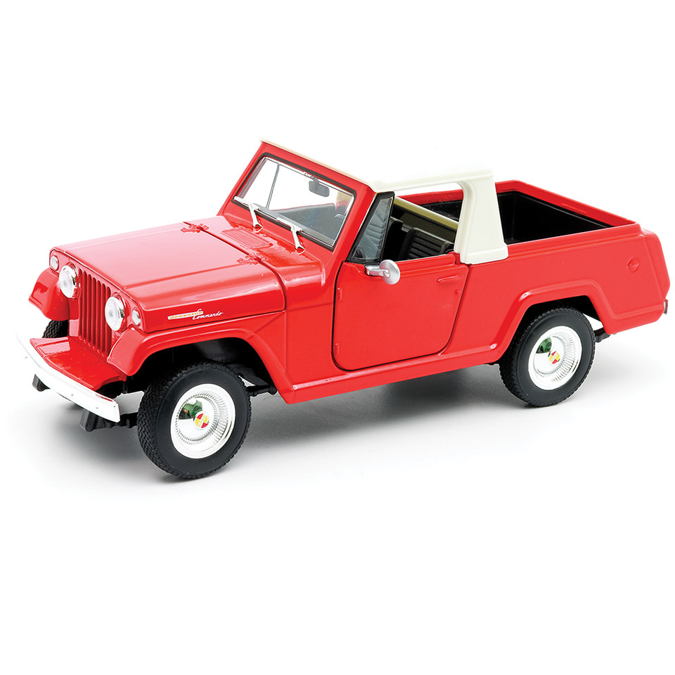 1967 Jeep Jeepster Commando Pickup - Red 1:24 Scale Main Image