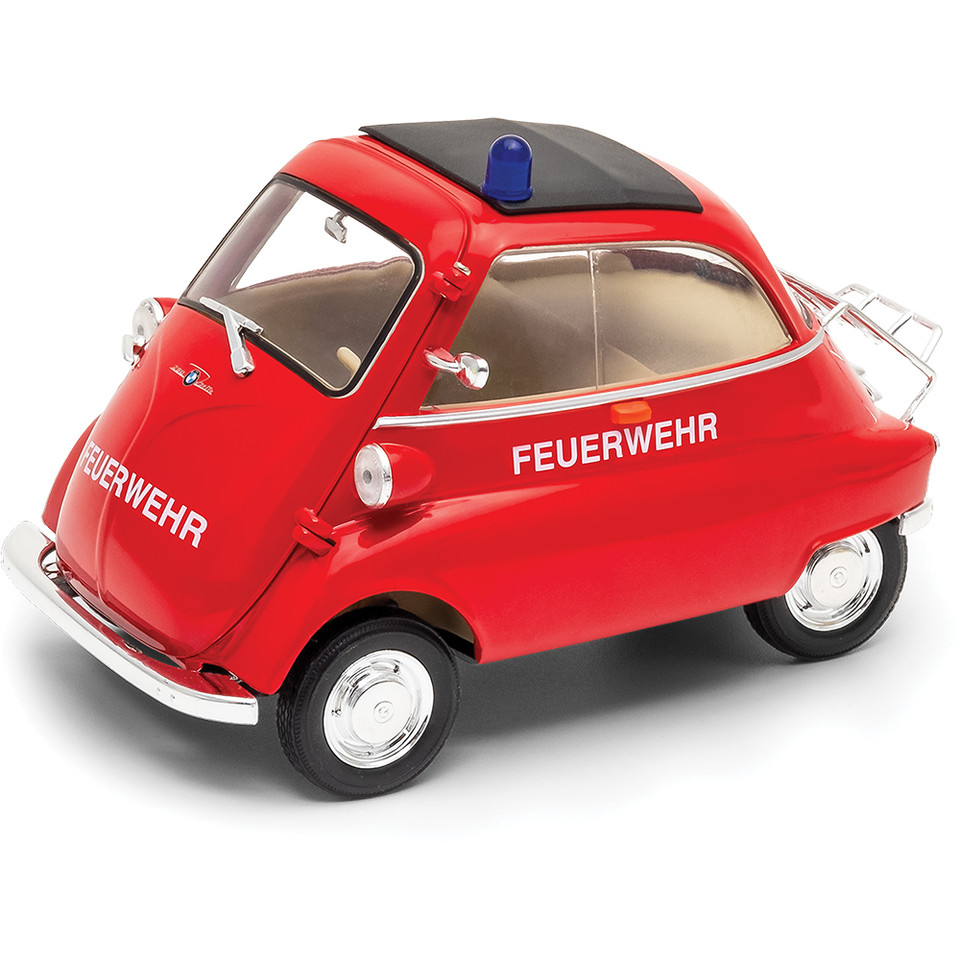 Bmw Isetta German Fire Dept - Red 1:24 Scale Main Image