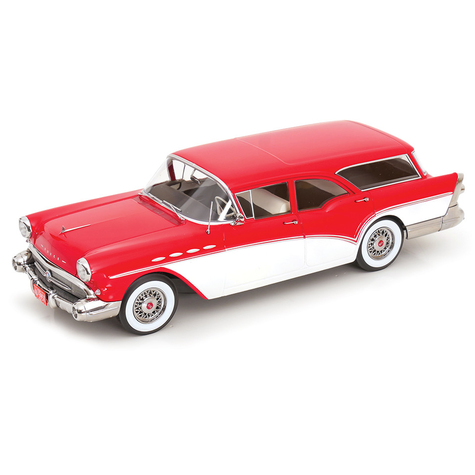 1957 Buick Special Estate Wagon - Red 1:18 Scale Main Image