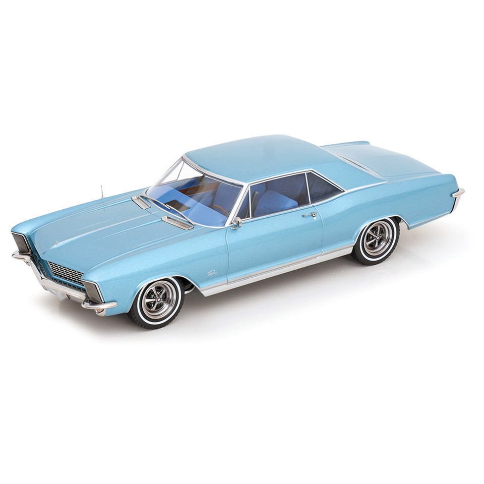 1965 Buick Riviera - Blue Metallic 1:18 Scale Main Image