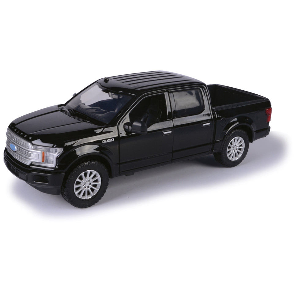 2019 Ford F-150 Limited Crew Cab - Black 1:27 Scale Diecast Model by Motormax Main Image