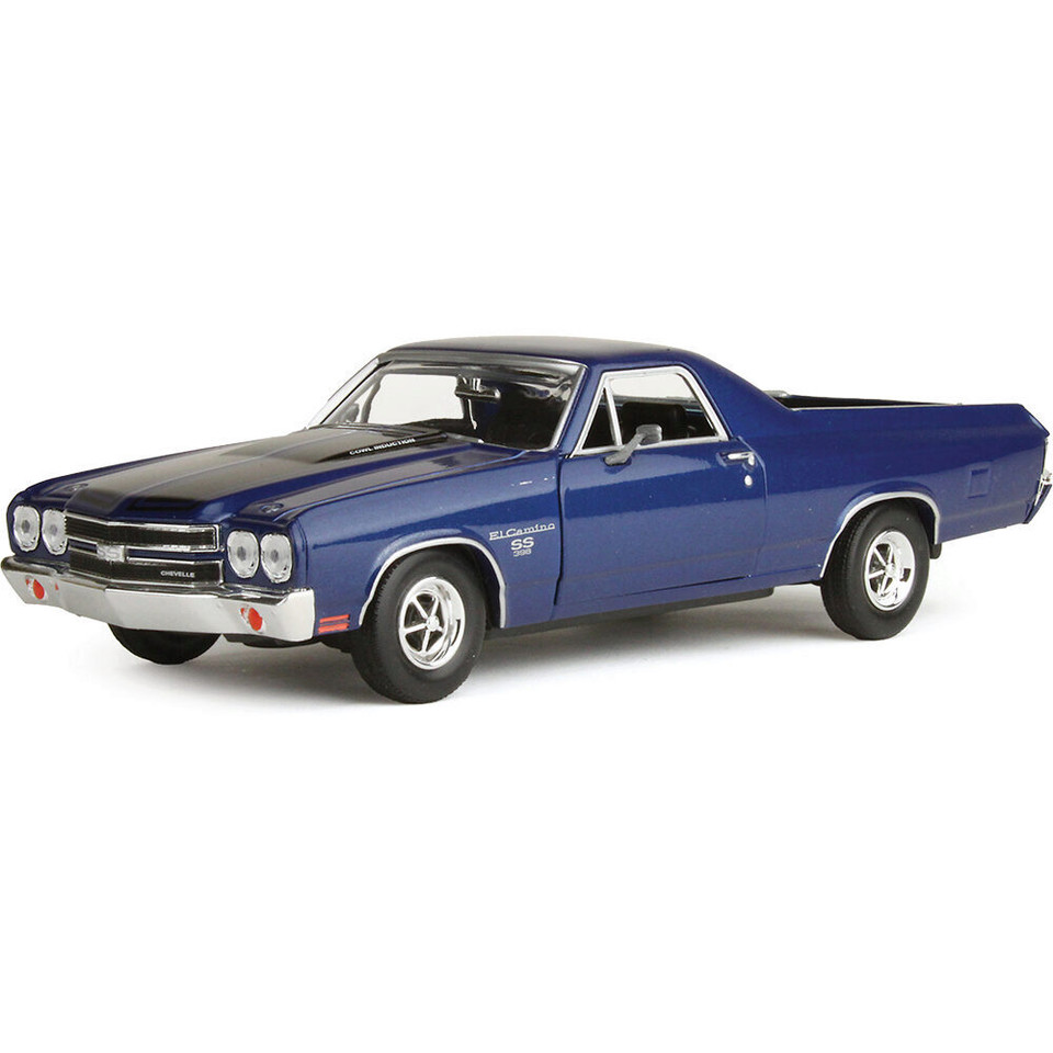 1970 Chevy El Camino - blue 1:24 Scale Main Image