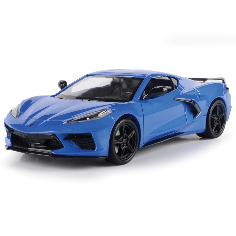 2020 Corvette Stingray C8 - Elkhart Lake Blue 1:24 Scale Main Image